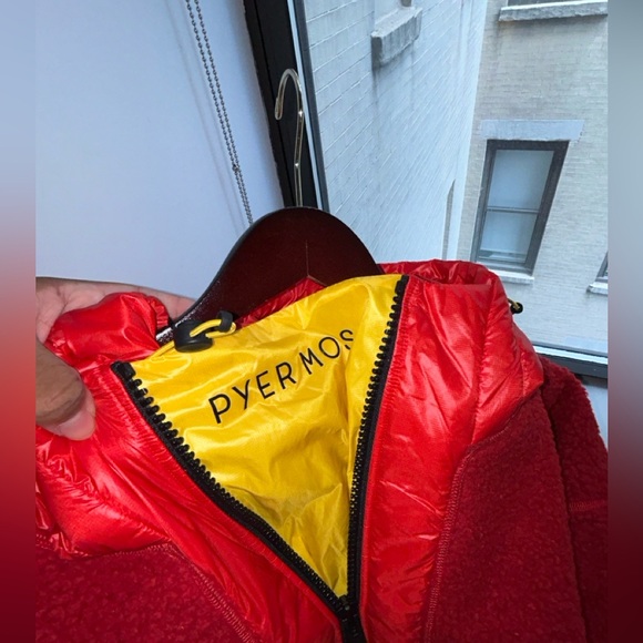 Red Canada Goose X Pyer Moss Throwback sweatshirt with yellow finishes - Picture 11 of 17